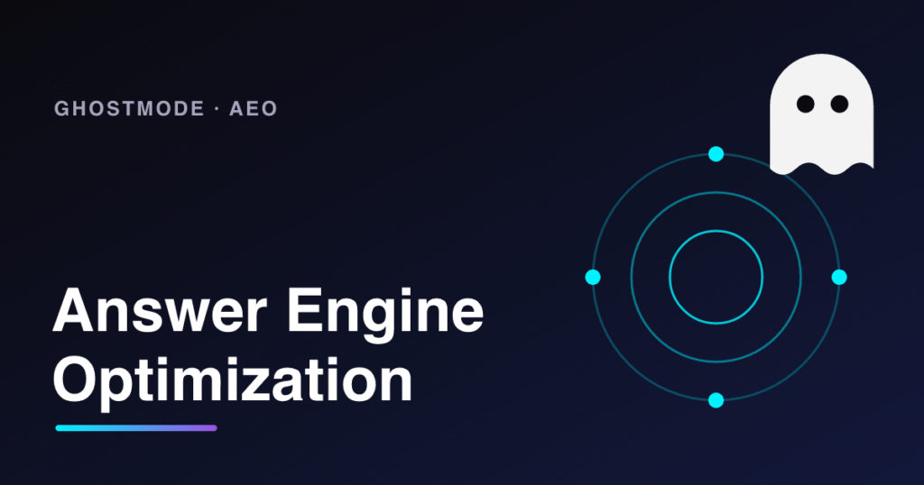 What is Answer Engine Optimization (AEO), GhostMode